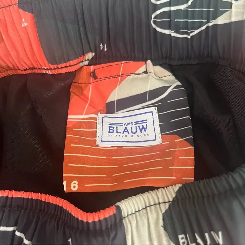 Scotch & Soda Swim Trunks Size Medium  Men's